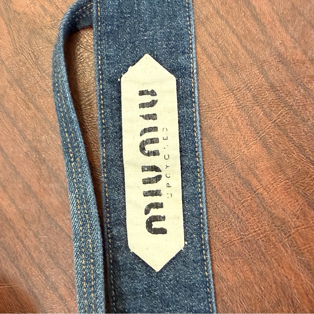 Miu Miu Dark Denim Crop Top - Picture 6 of 7
